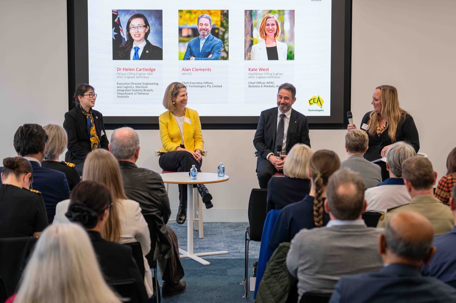 Panel discussion at the International Women in Engineering Day breakfast